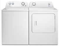 Amana 3.5 Cu Ft. Top Load Washer + 6.5 Cu. Ft. Gas Dryer display image