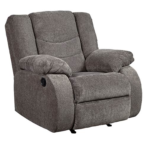 Signature Design by Ashley Tulen Rocker Recliner in Gray
