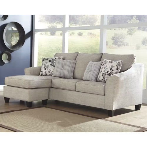 Benchcraft Abney Sofa Chaise in Driftwood