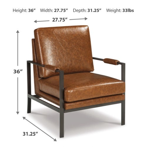 Signature Design by Ashley Peacemaker Accent Chair in Brown