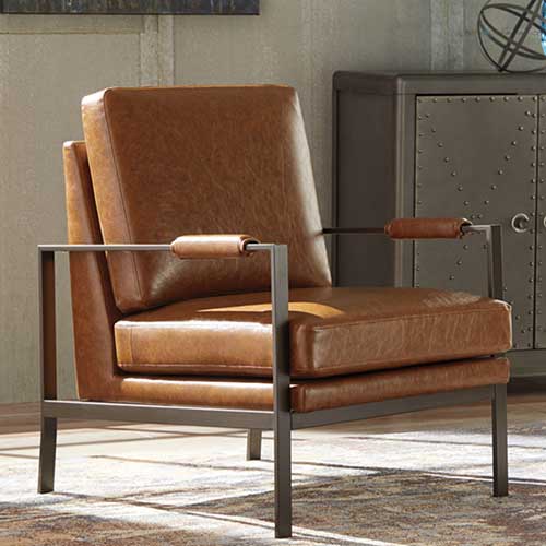 Signature Design by Ashley Peacemaker - Brown Accent Chair