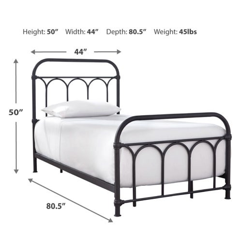 Signature Design by Ashley Nashburg Twin Metal Bed