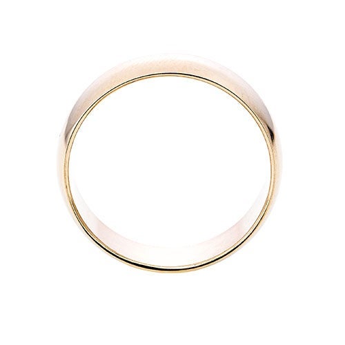 Mens 10K 6mm Wedding Band