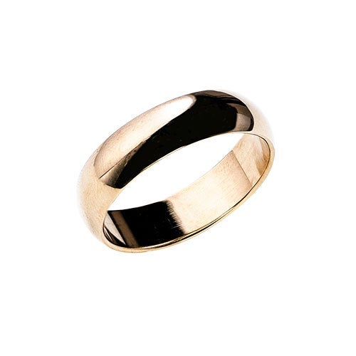 Mens 10K 6mm Wedding Band