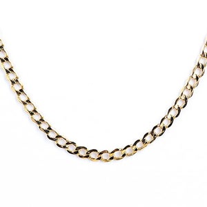 10k-gold-525-mm-diamond-cut-22in-semi-solid-curb-chain