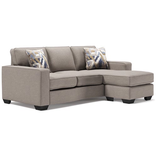 Signature Design by Ashley Greaves Sofa Chaise in Stone