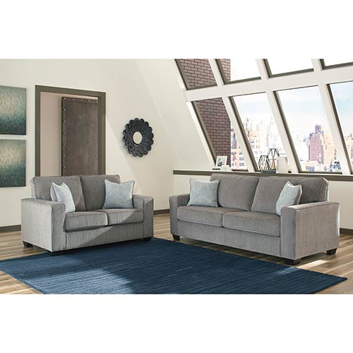 Signature Design by Ashley Altari-Alloy Sofa and Loveseat