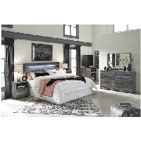 Signature Design by Ashley Baystorm 4-Piece King Panel Bedroom Set display image