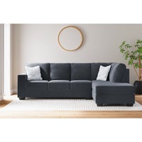 Signature Design by Ashley Altari 2-Piece Sectional with Chaise in Slate