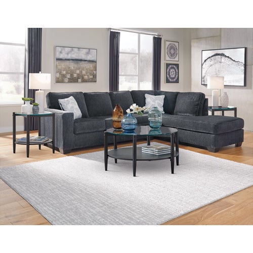 Signature Design by Ashley Altari 2-Piece Sectional with Chaise in Slate