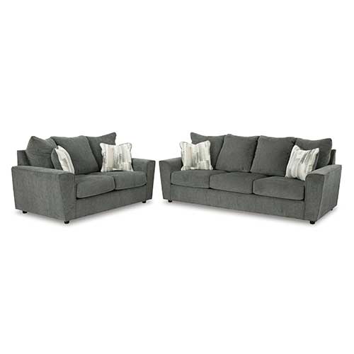 Signature Design by Ashley 2-Piece Stairatt Sofa & Loveseat