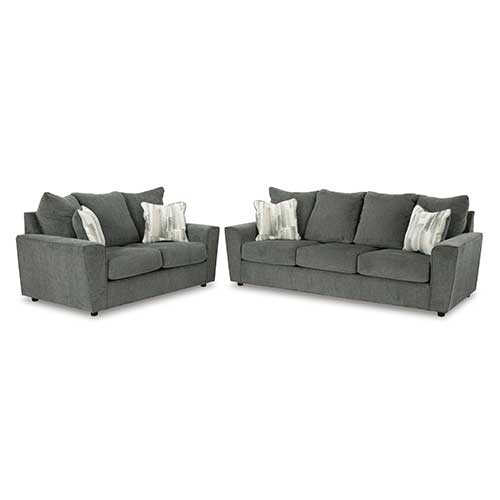 Signature Design by Ashley 2PC Stairatt Sofa/Loveseat