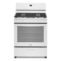 Whirlpool White 5.1 Cu. Ft. Freestanding Gas Range with Edge to Edge Cooktop display image