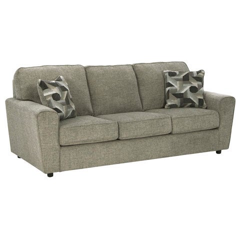 Signature Design by Ashley Cascilla Sofa & Loveseat in Pewter