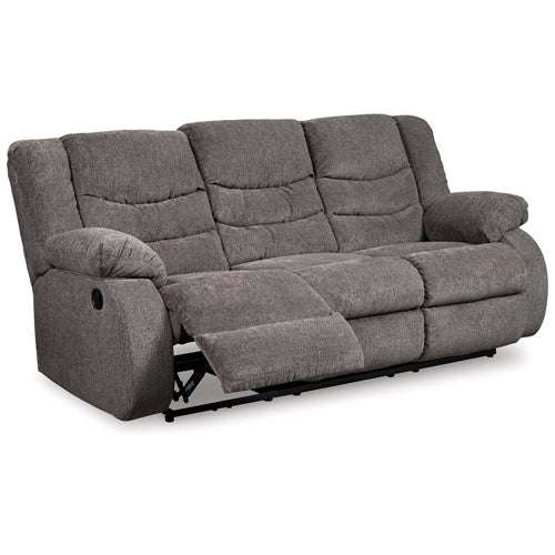 Signature Design by Ashley Tulen Reclining Sofa & Loveseat in Gray