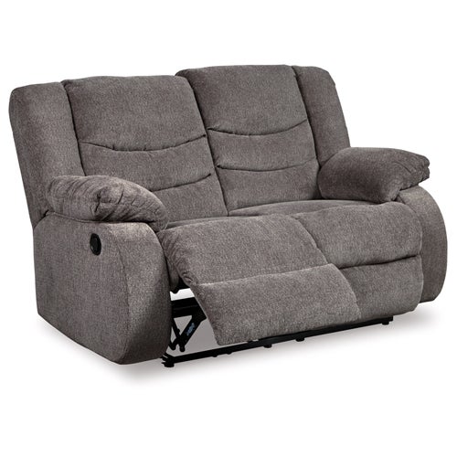 Signature Design by Ashley Tulen Reclining Sofa & Loveseat in Gray