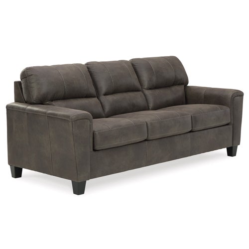 Signature Design by Ashley Navi Sofa and Loveseat in Smoke