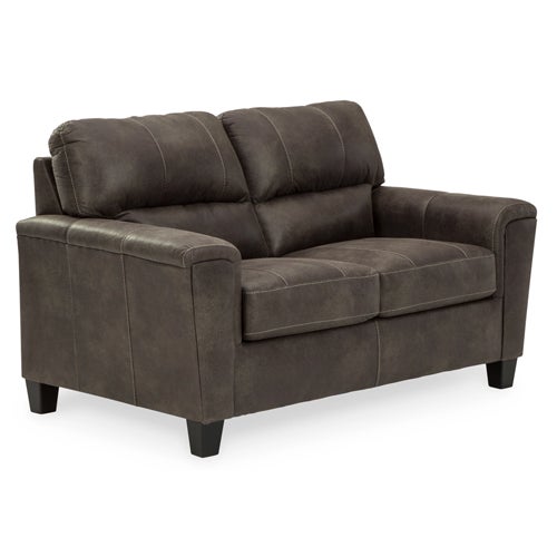 Signature Design by Ashley Navi Sofa and Loveseat in Smoke