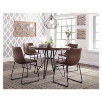 Signature Design by Ashley 5-piece Centiar Round Dining Table & 4 Chairs display image