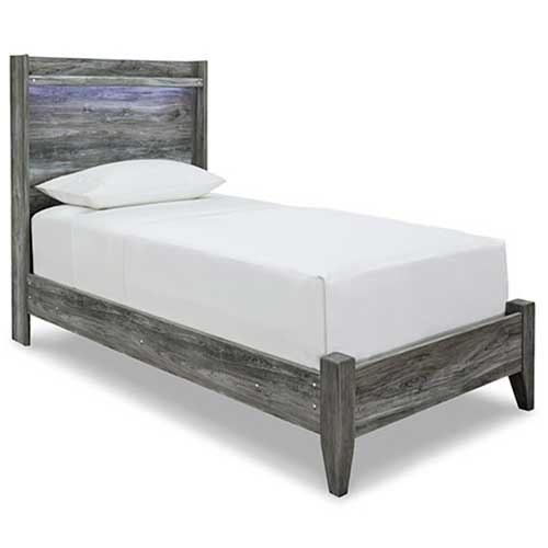 Baystorm Twin Panel Headboard and Footboard with Rails