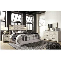 Signature Design by Ashley Cambeck Queen Panel Headboard, Dresser, Mirror, & Nightstand display image