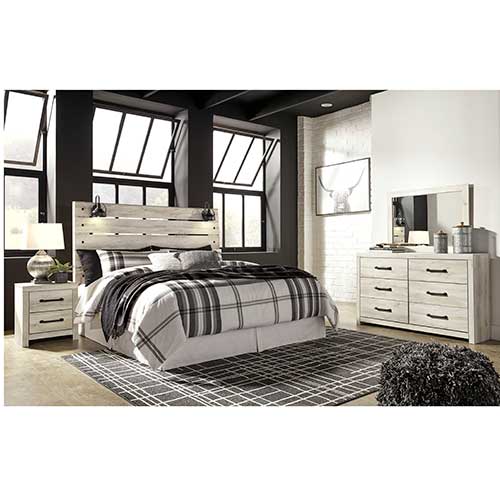 Signature Design by Ashley Cambeck Queen Panel Headboard, Dresser, Mirror, & Nightstand