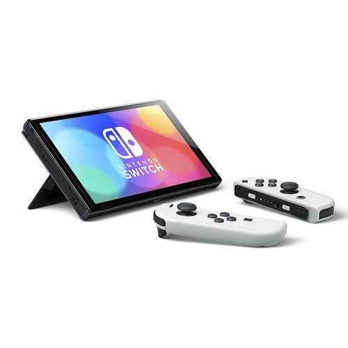 Nintendo Switch OLED Model with White Joy-Con in White