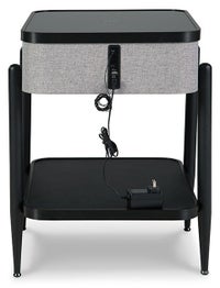 Jorvalee Accent Table with Bluetooth and Speaker display image