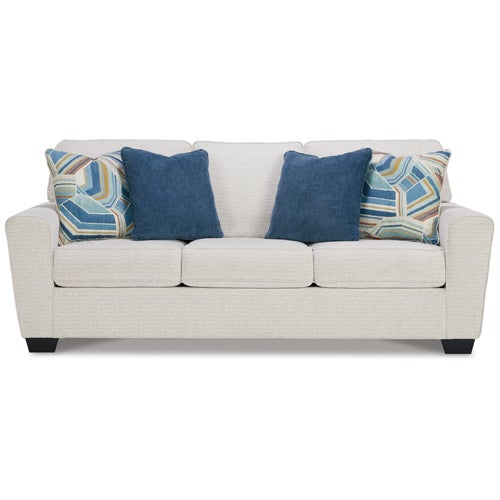 Signature Design by Ashley Cashton Sofa & Loveseat in Snow