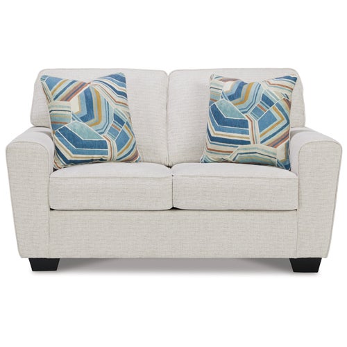 Signature Design by Ashley Cashton Sofa & Loveseat in Snow