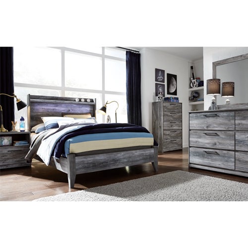 Signature Design by Ashley Baystorm Gray Full Panel Bed