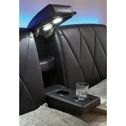Signature Design by Ashley Beckilore Queen Sound Bed in Black