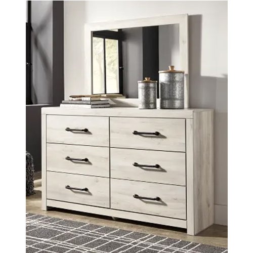 Cambeck Queen Panel Storage Bed, Dresser, Mirror and Nightstand
