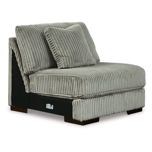 Signature Design by Ashley 3-Piece Lindyn Sectional with Chaise in Fog