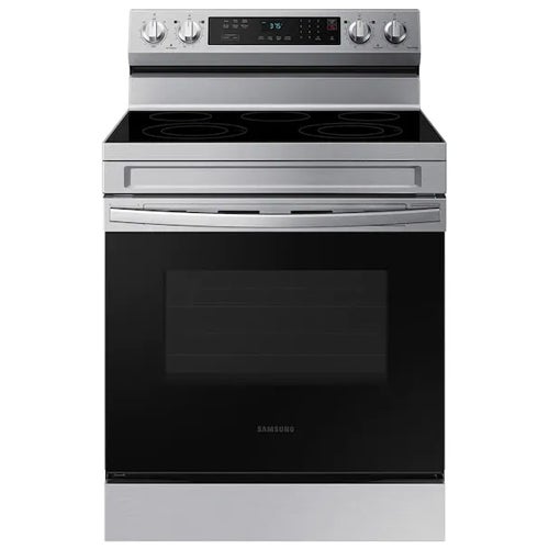 Samsung 6.3 Cu. Ft. Smart Freestanding Electric Range in Stainless Steel