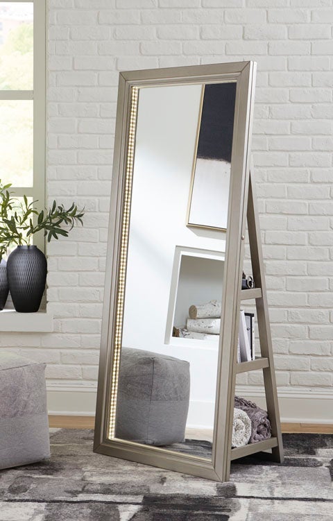 Evesen Floor Standing Mirror w/Storage