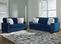 Signature Design by Ashley Wilclay Sofa and Loveseat in Ink display image