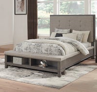Hallanden Queen Upholstered Panel Bed with Storage display image