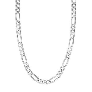 silver-24-inch-11-mm-concave-figaro-chain