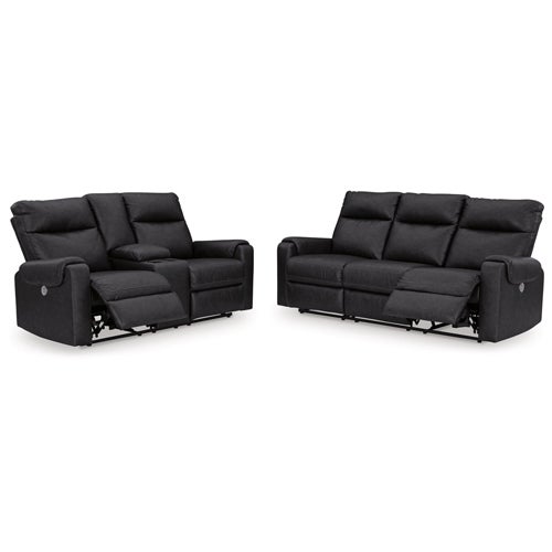 Signature Design by Ashley Axtellton Power Reclining Sofa & Loveseat