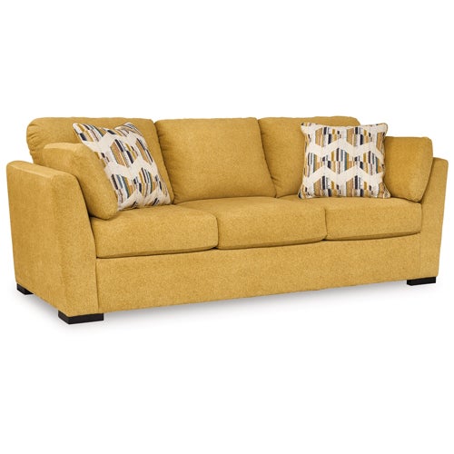 Signature Design by Ashley Keerwick Sofa & Loveseat in Sunflower