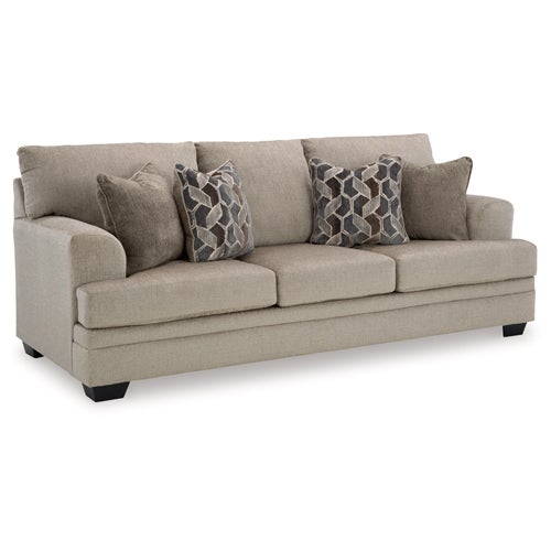 Signature Design by Ashley 2-Piece Stonemeade Sofa and Loveseat in Taupe