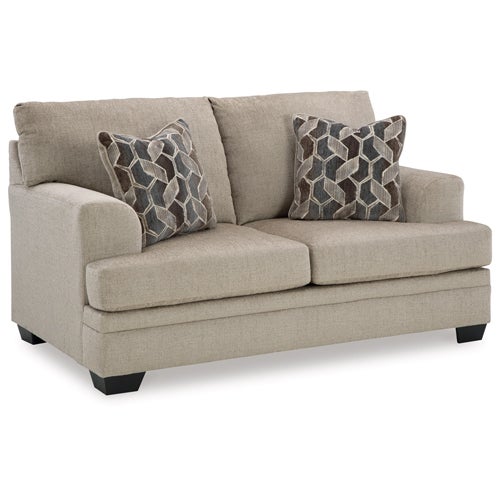 Signature Design by Ashley 2-Piece Stonemeade Sofa and Loveseat in Taupe