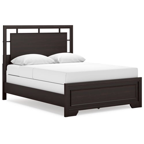 Signature Design by Ashley Covetown Queen Panel Bed, Dresser, Mirror & Nightstand