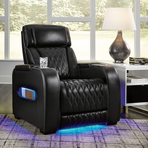 Signature Design by Ashley Boyington Power Recliner In Black