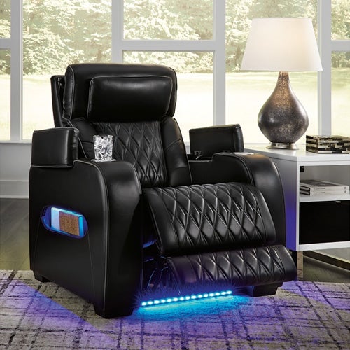 Signature Design by Ashley Boyington Power Recliner In Black