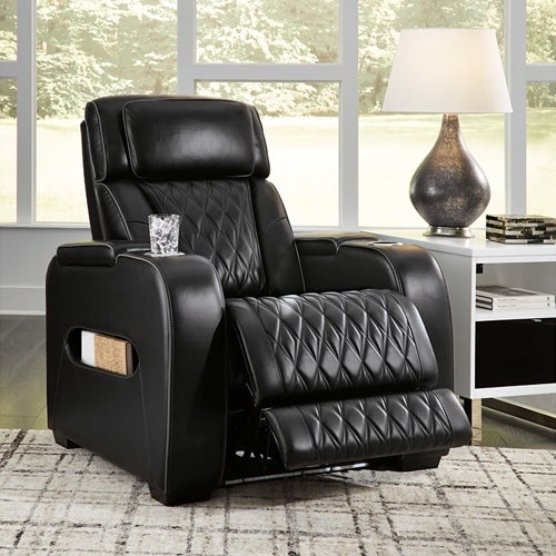 Signature Design by Ashley Boyington Power Recliner In Black