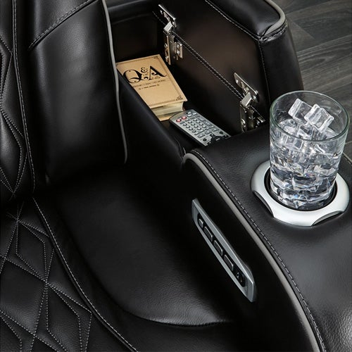 Signature Design by Ashley Boyington Power Recliner In Black