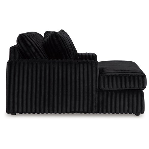 Signature Design by Ashley Midnight-Madness Oversized Chaise in Onyx