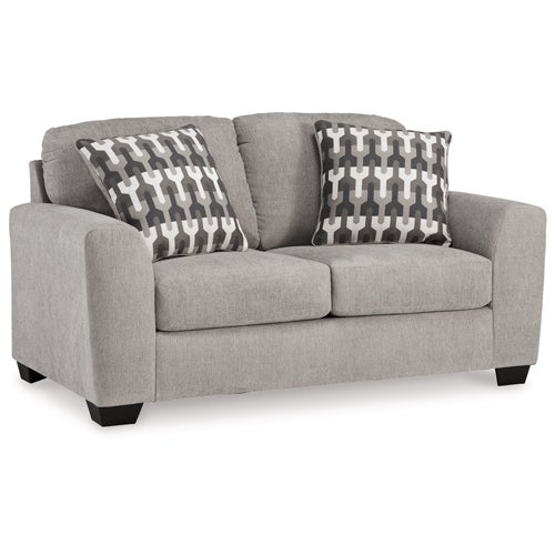 Signature Design By Ashley 2-Piece Avenal Park Sofa & Loveseat in Flannel